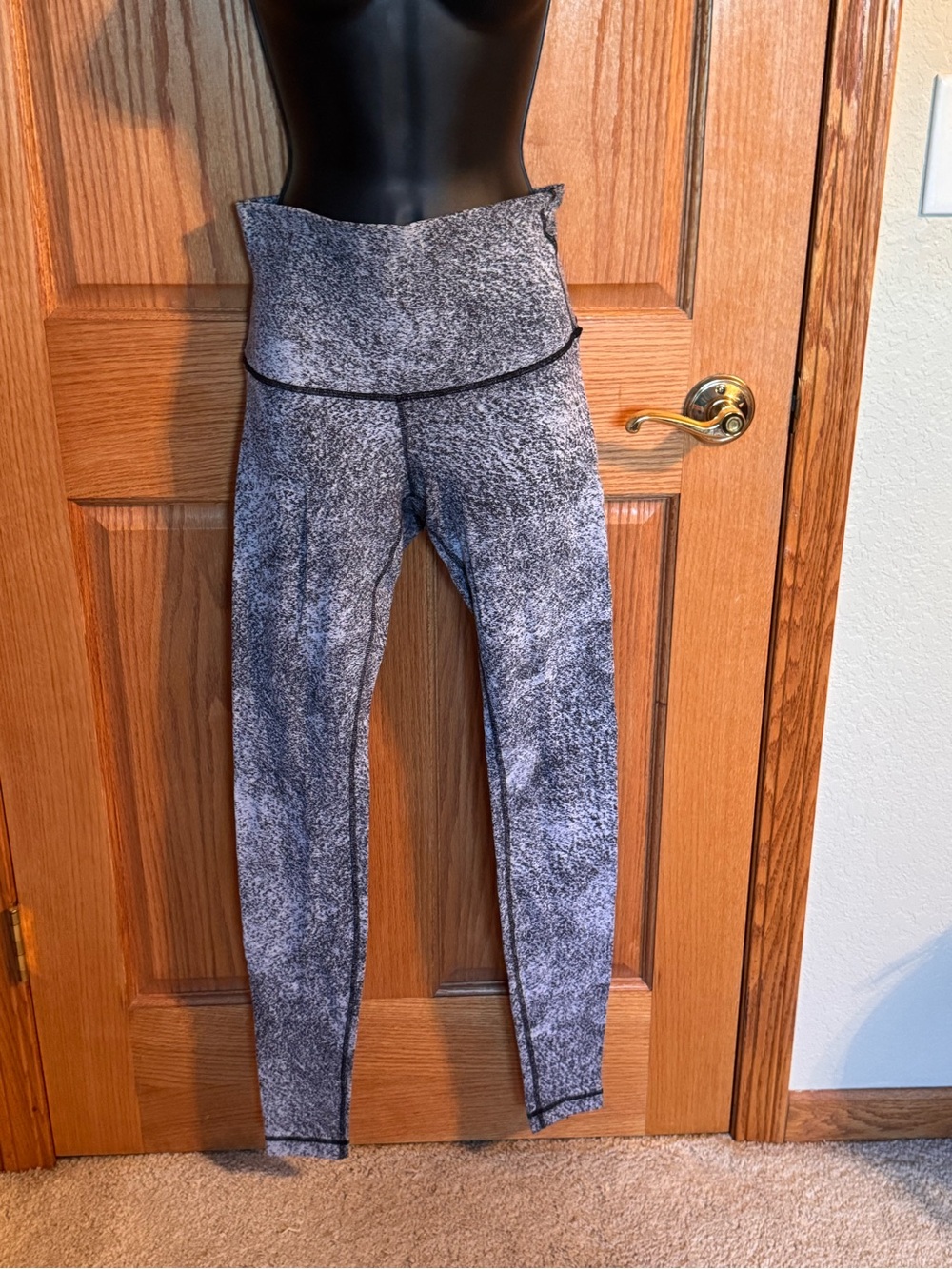 lululemon athletica Marbled Gray High-Rise Leggings